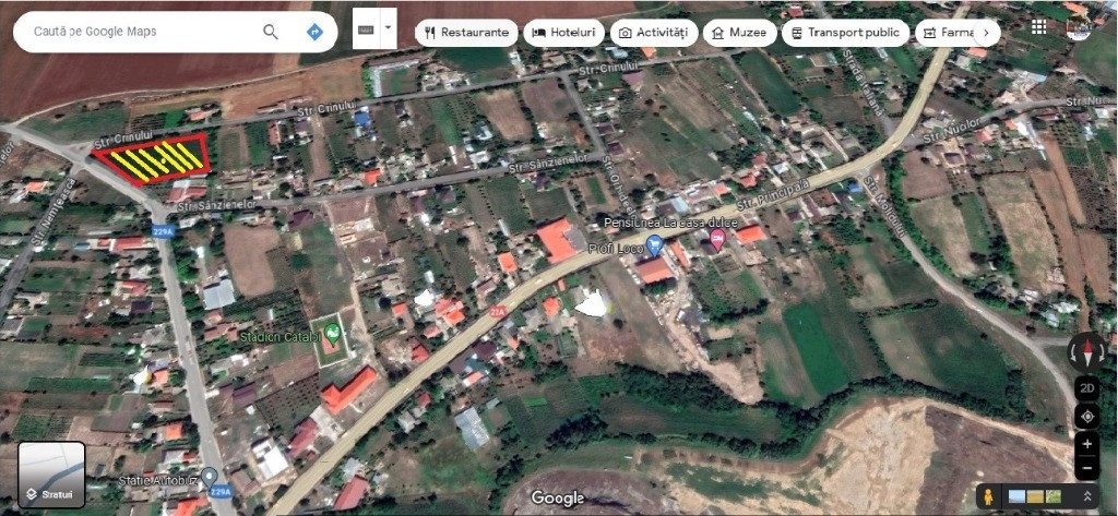 TEREN intravilan---2000mp in Cataloi jud.Tulcea