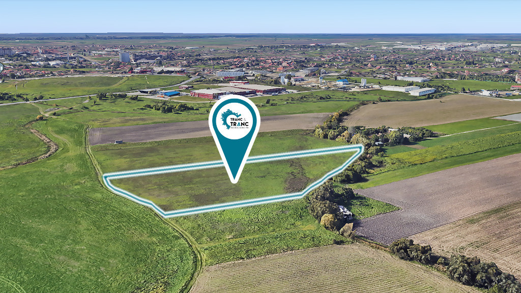 Teren intravilan agricol de 10000 mp in Zona Industriala Arad Nord