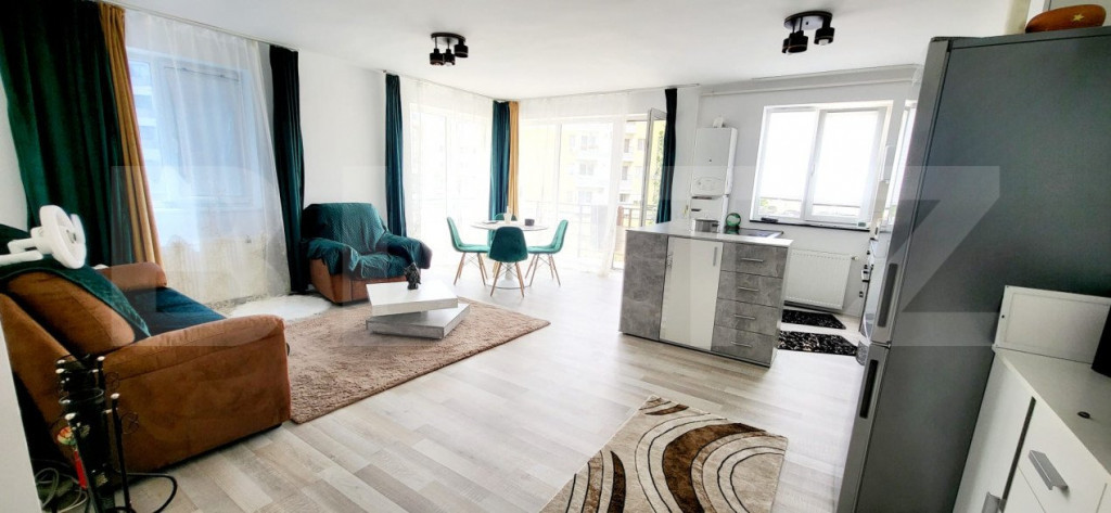 Apartament modern, 2 camere, etaj 1, parcare, zona Florilor