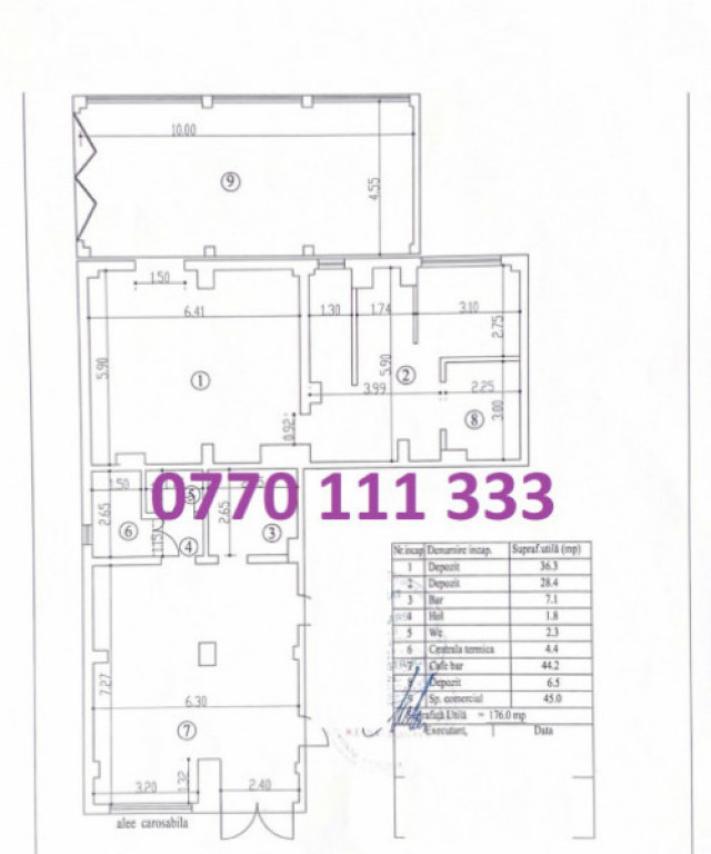 Spatiu comercial 210mp zona Buzaului