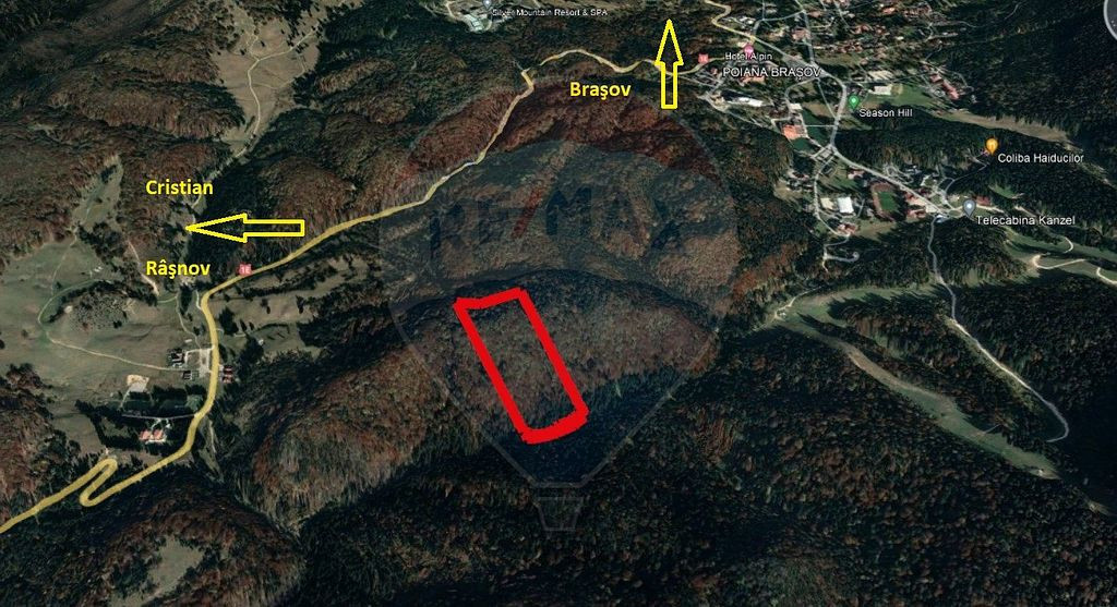 Teren intravilan, 56000 mp, Poiana Braşov