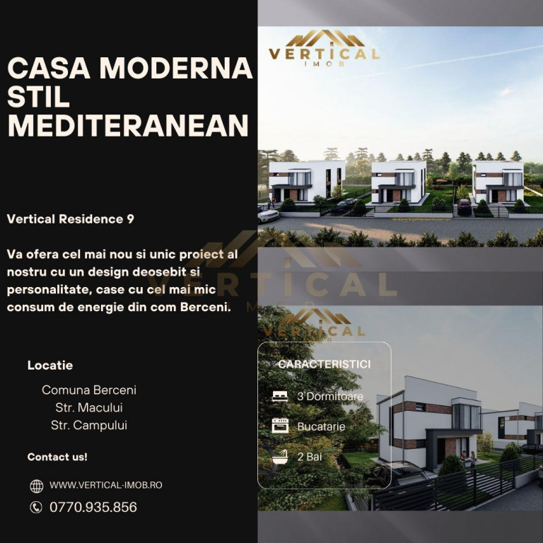 DIRECT DEZVOLTATOR! Vila moderna intr-o zona linistita