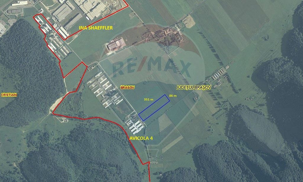 Teren intravilan 30200 mp, Braşov