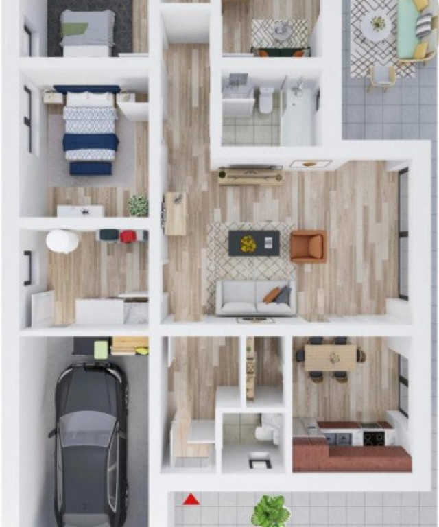 Casa individuala ,4 camere, 500 teren, calitate premium, Ch