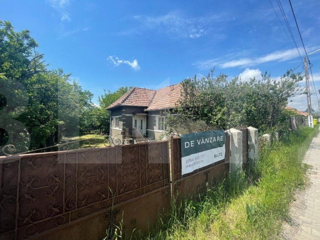 Casa demolabila, teren 2946 mp, front la doua drumuri, Turen