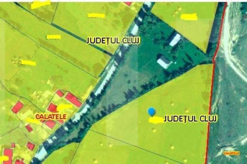 Teren intravilan, 10.000 mp, Dealu Negru, langa asfalt si ut