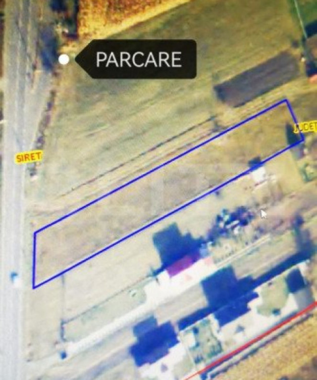 Teren intravilan, Siret, 2500mp