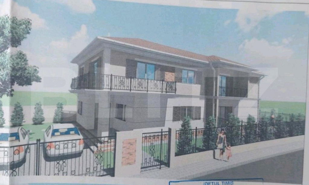 Duplex de vanzare in Ghiroda, 112 mp utili, 498 mp teren