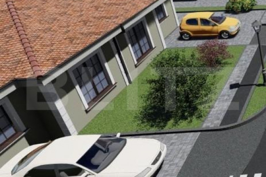 Duplex 4 camere, 2 bai, 90mp, 382 mp teren, Mosnita Noua