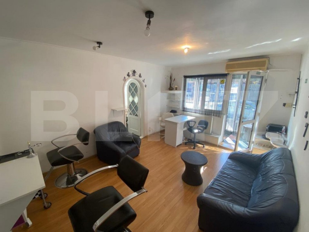 Apartament pretabil spatiu comercial, parter, zona George En
