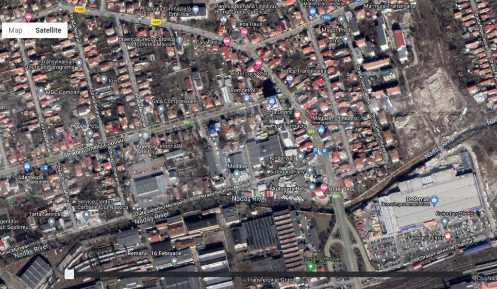 Teren cu casa demolabila, 562 mp, front 22ml, Autogara Beta