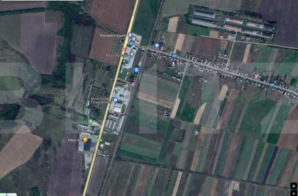 Teren intravilan, 3665 mp, front de 15ml, Bontida