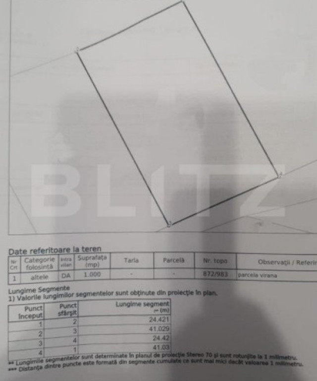 Teren intravilan , 2000 mp , front 49 ml, Scheia