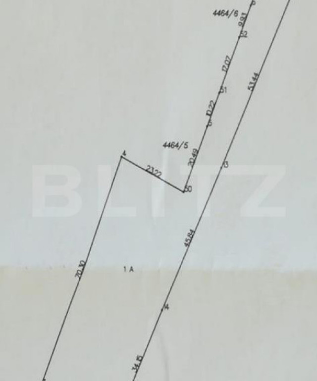 Teren pretabil constuctie bloc Burdujeni