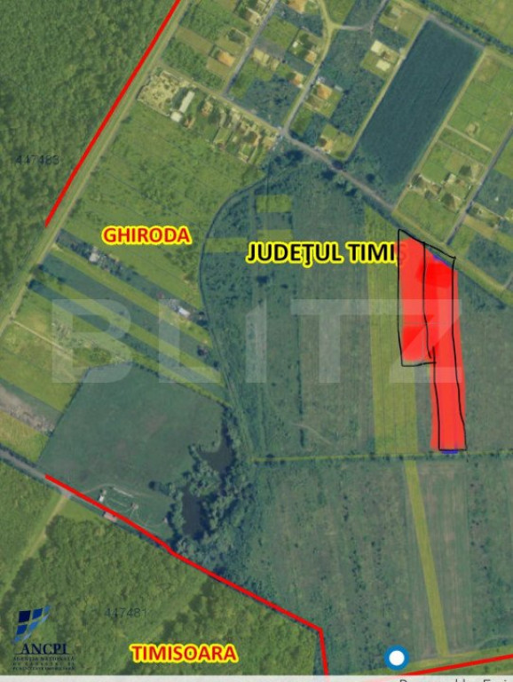 Teren extravilan 6.500 mp, Giarmata Vii, langa poligon