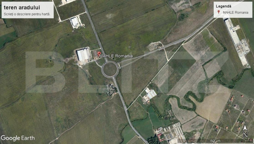 PREȚ REDUS! Teren cu suprafață de 69400 mp, toate utilit?