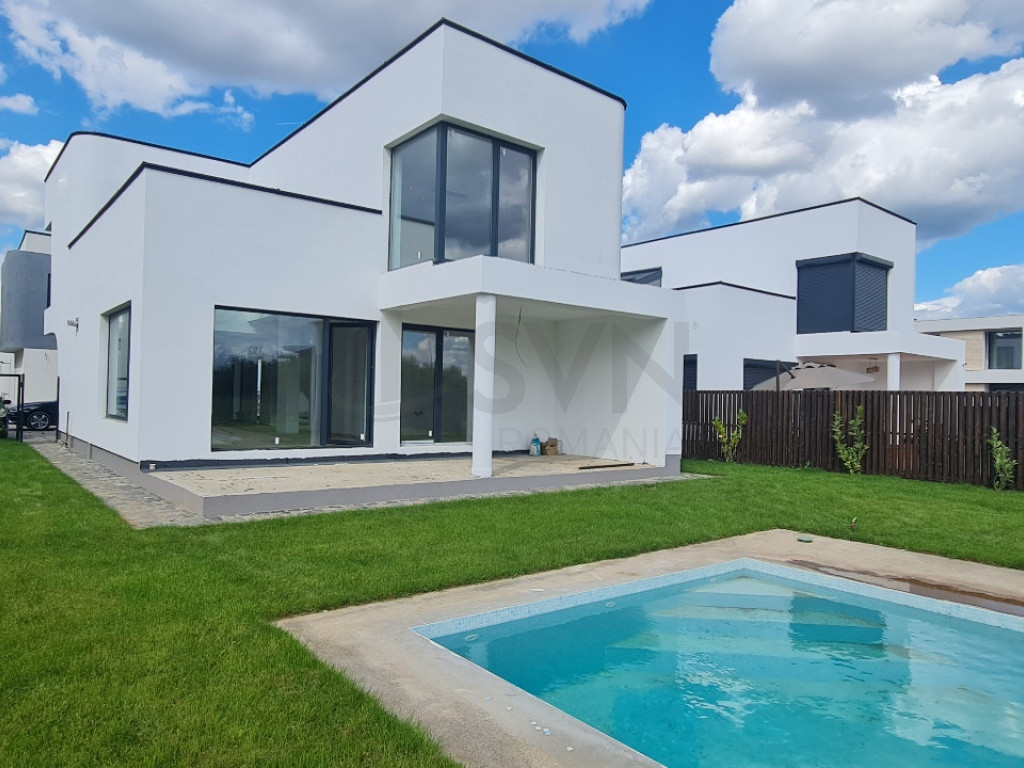 Vila cu piscina 800 mp teren langa padure in Corbeanca