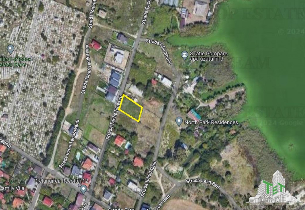 Teren constructii 981 mp Palazu Mare in zona Elvila-Lac