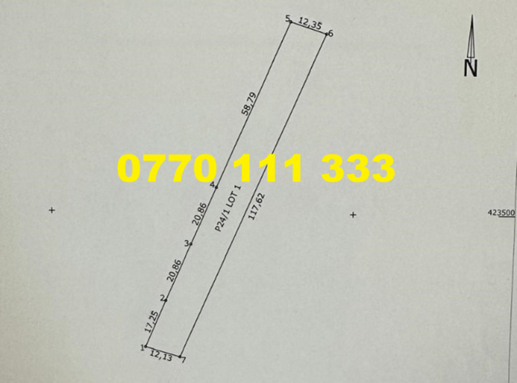 Teren 2900 mp in Cazasu.