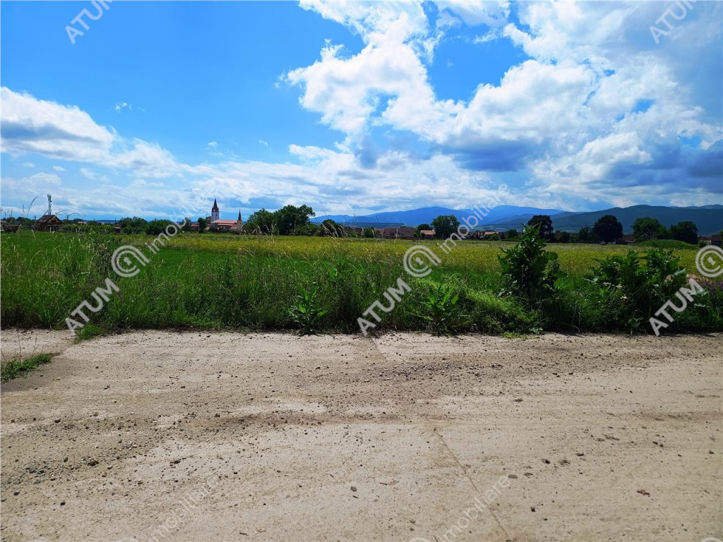 Teren intravilan 677 mp in Cristian langa Sibiu