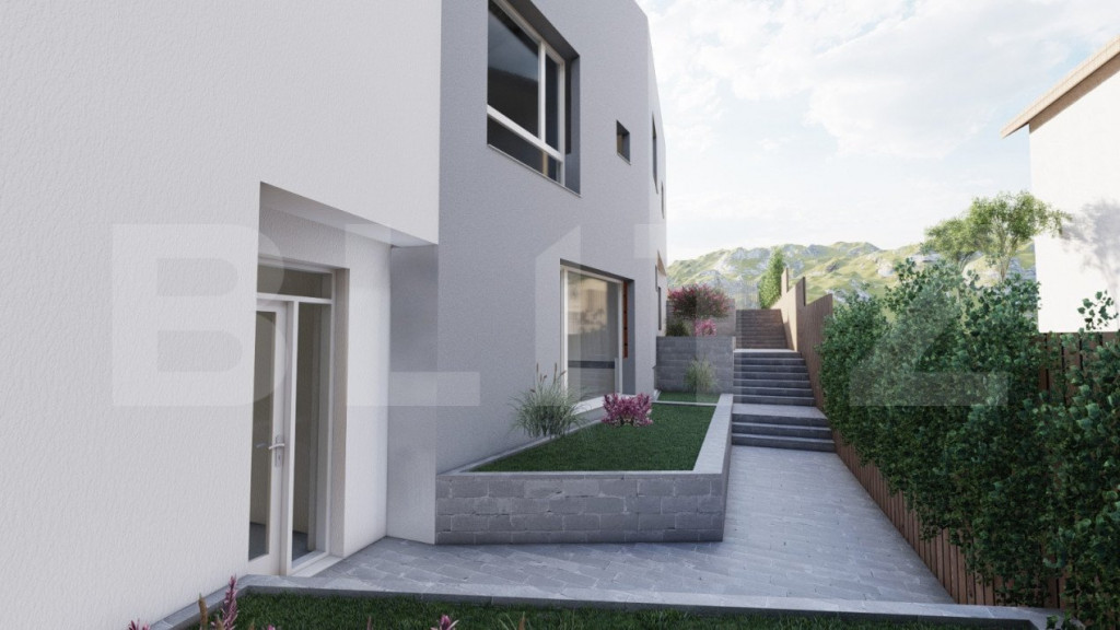 Unitate duplex premium 128 mp utili , teren 600 mp, zona Iri