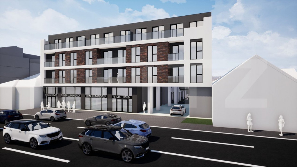 Apartament de 3 camere, semidecomandat, bloc nou, zona Pod I
