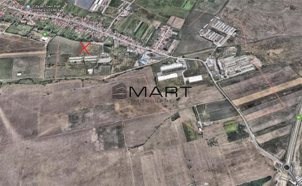Teren intravilan cu PUZ in lucru 5000mp Sura Mica