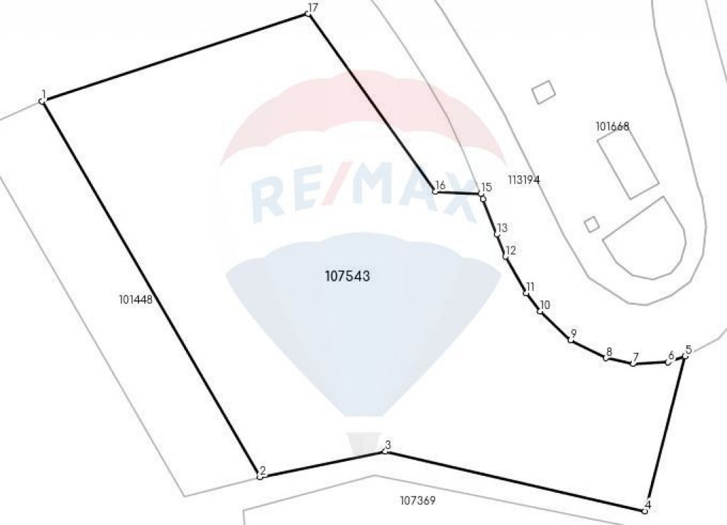 Teren cu iesire la DJ 106 Sibiu-Agnita - 90 m deschidere