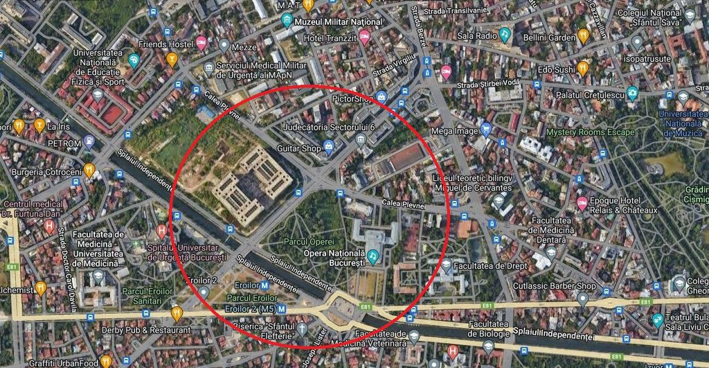 Stirbei Voda-Parcul Operei-Cotroceni