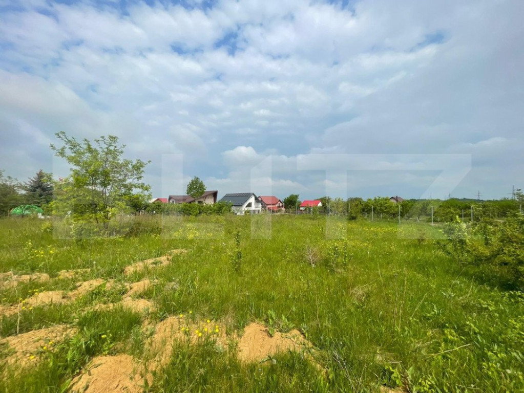 Teren intravilan, plan drept, suprafata 1145 mp. sat Paun