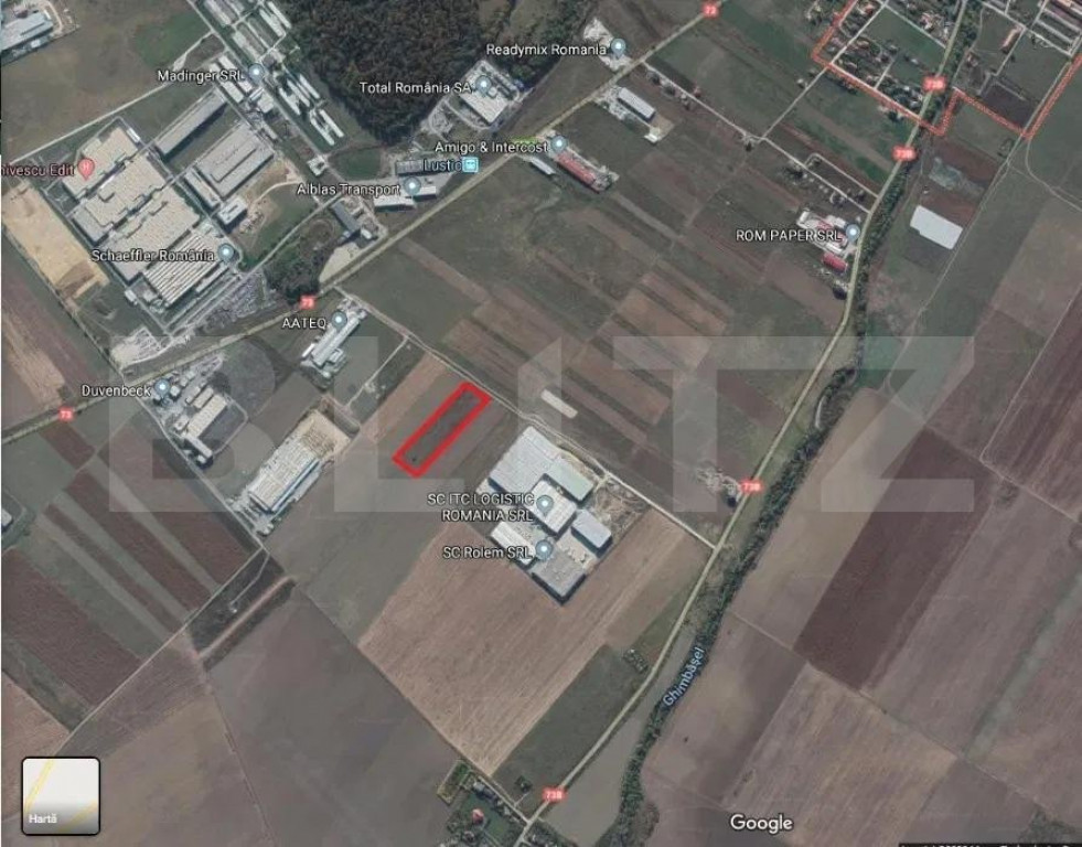 Teren de vanzare 9250 mp