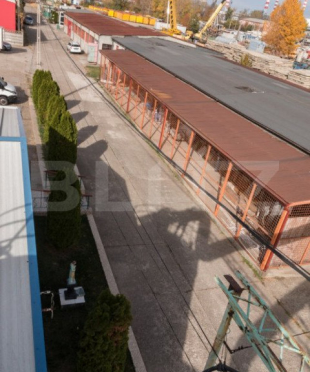 Hale, spațiu producție și depozitare 3187 mp și teren 91