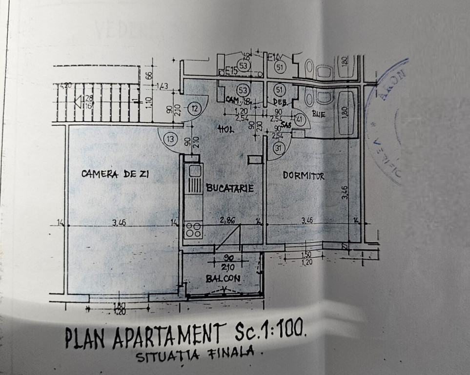 MIHAI BRAVU - cf1, dec, 2/4, bl.1988,centr. termica - 59500