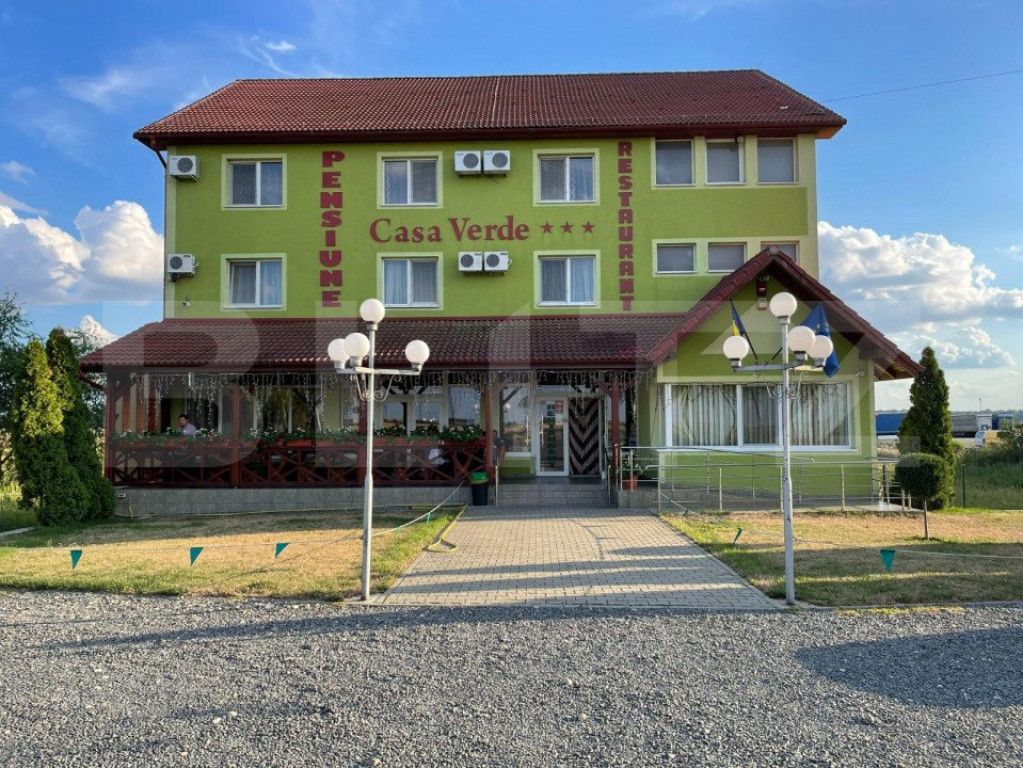 Afacere la cheie! Pensiune cu restaurant la DN7, 22 camere,