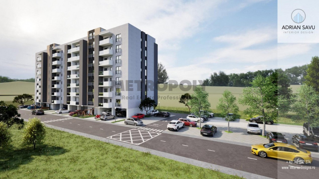 Apartament 3 camere - nou, decomandat, la cheie - strada DO