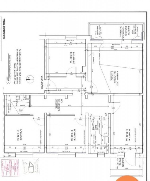 Apartament 4 camere, 87 mp, in apropiere de LIDL si str.Tran