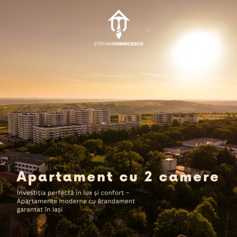 Ap cu 2 camere Copou - direct de la dezvoltator - Randament