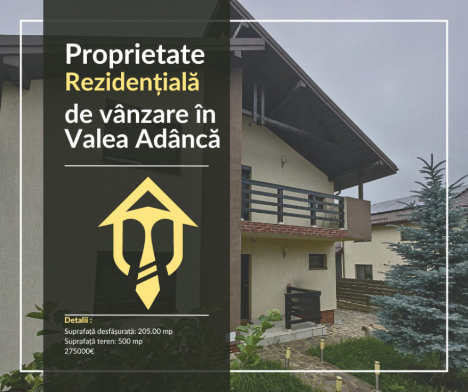 Proprietate Rezidențială de vânzare în Valea Adâncă