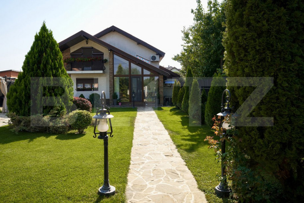 Casa superba cu 3 dormitoare, 140 mp, 500 mp curte, cartier