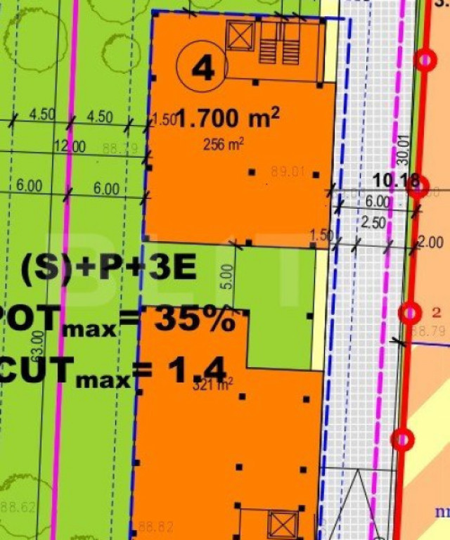 Parcela Teren in PUZ Aprobat pt. Constructie, 2 Blocuri in r