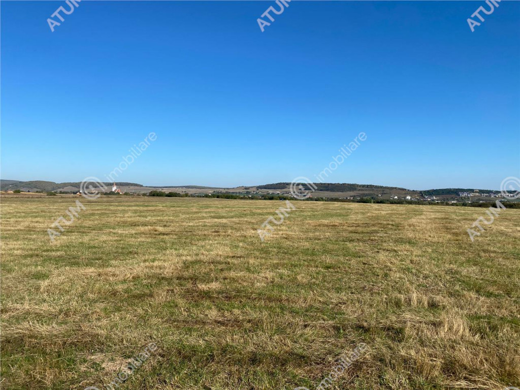 Teren extravilan pretabil investitie in Sibiu comuna Cristia