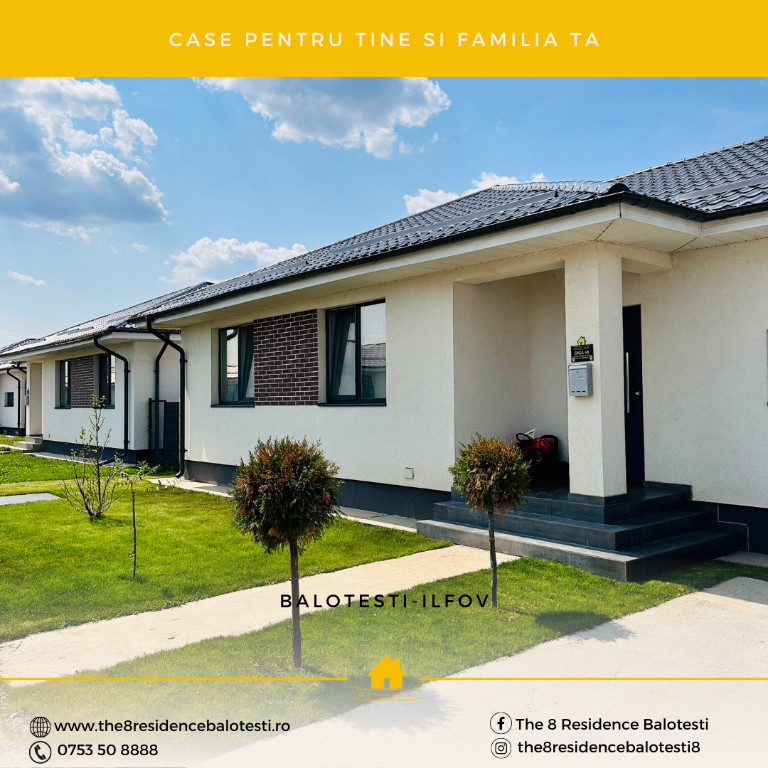 Casa individuala 4 camere The 8 Residence Balotesti