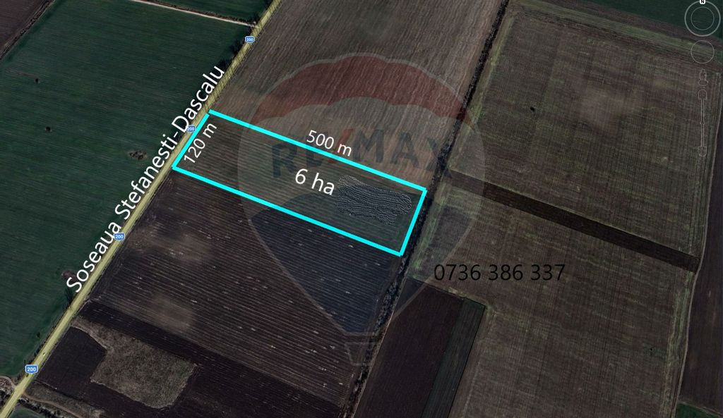 Teren intravilan, 6 ha, Afumati, Soseaua Stefanesti