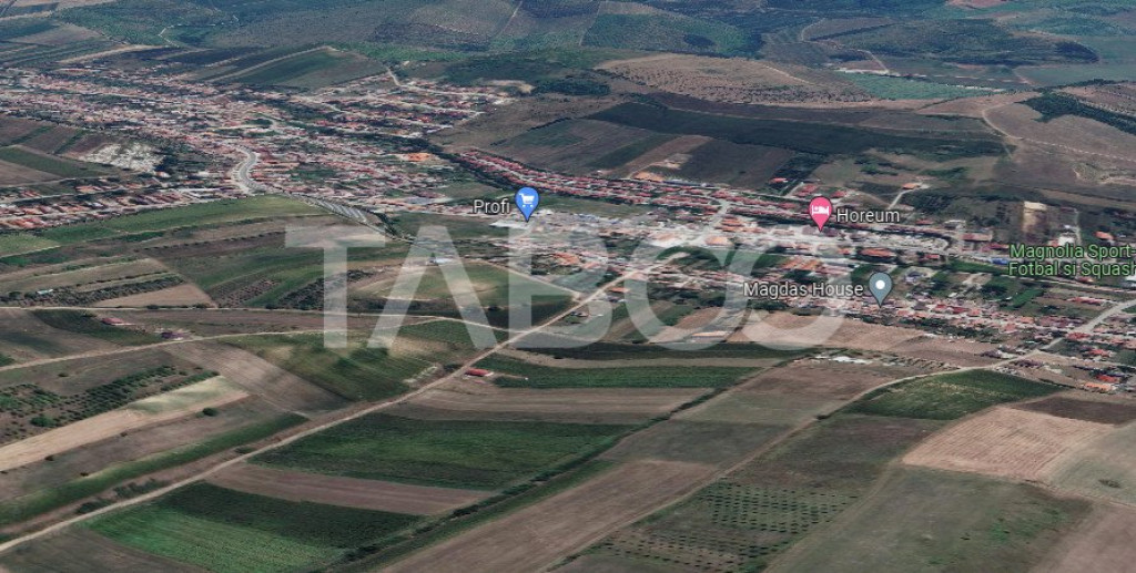 Teren de vanzare intravilan 550 mp Sura Mare cu utilitati in