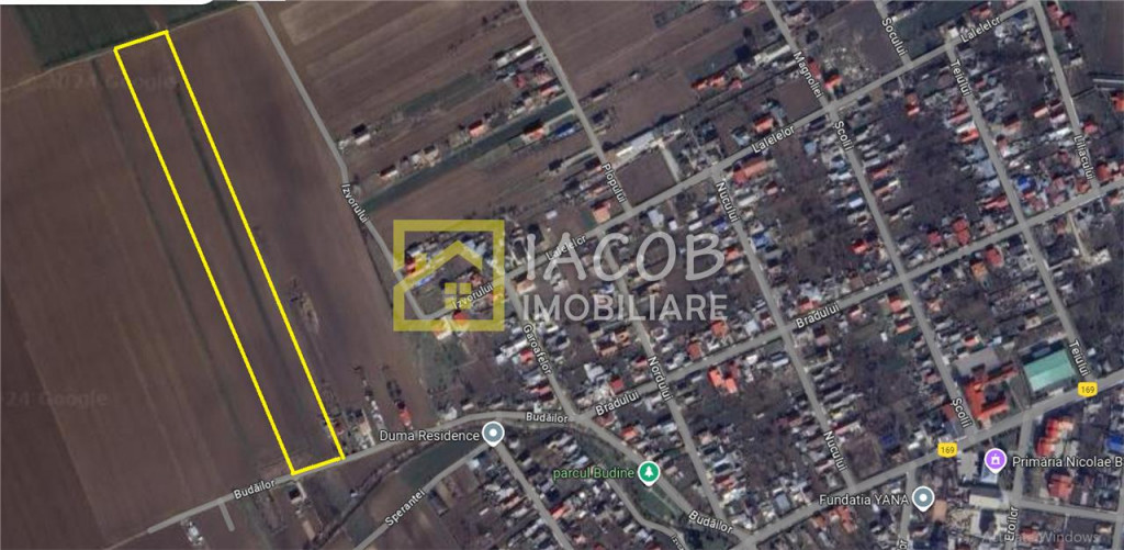 Teren pentru investitie, str. Budailor, loc. Nicolae Balcesc