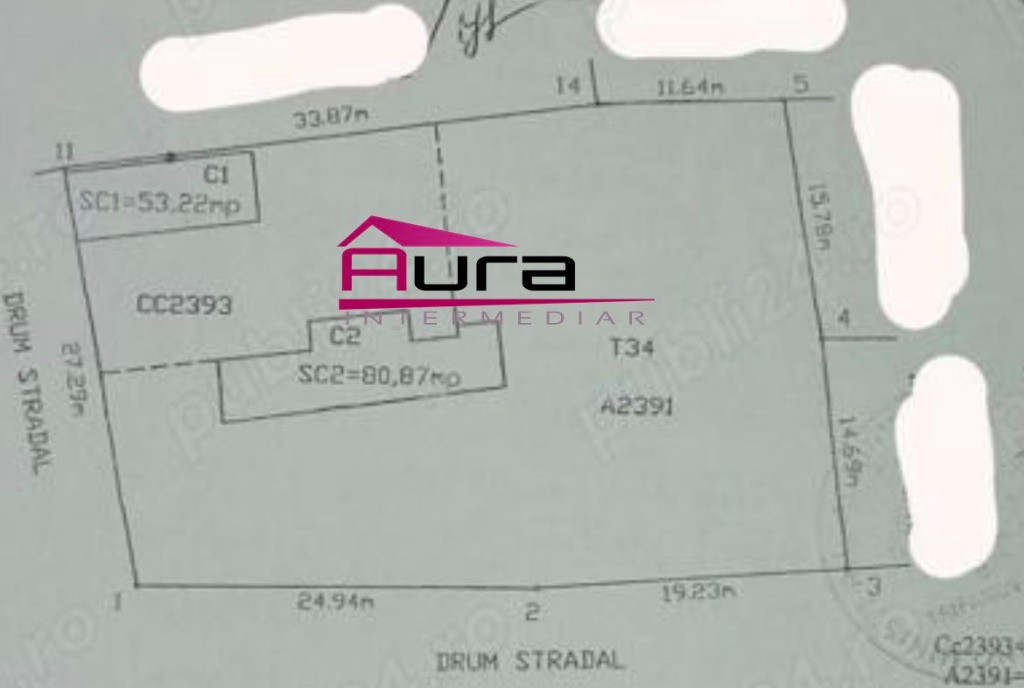 Teren intravilan Comuna Sarichioi Jud.Tulcea