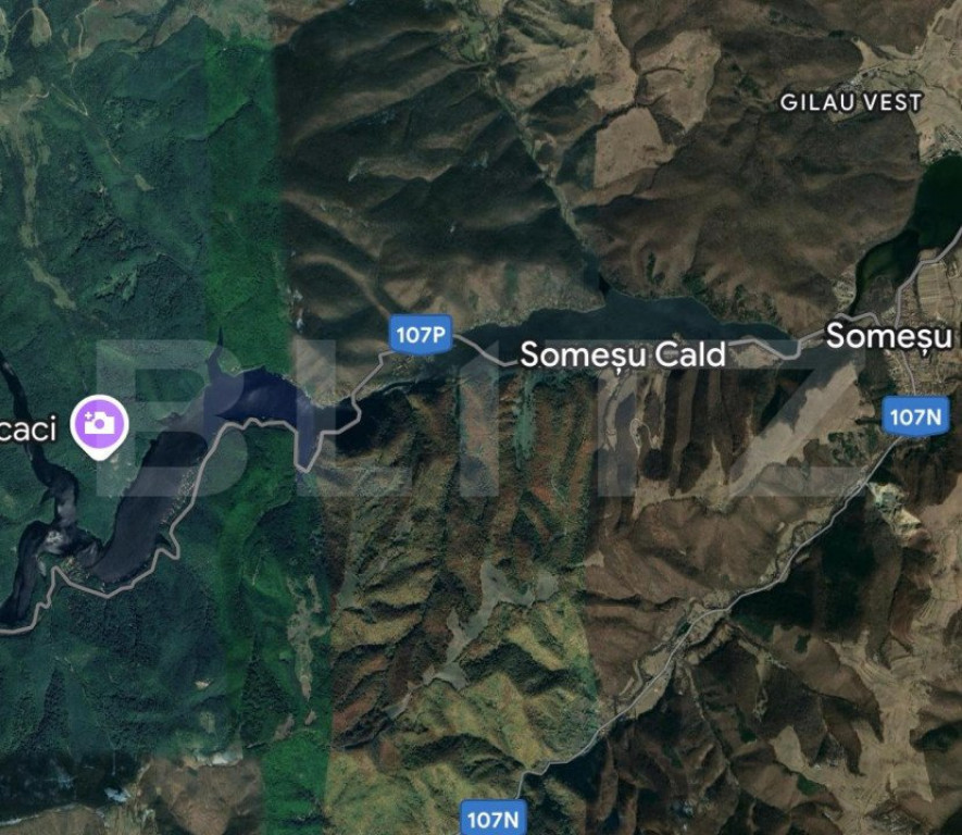 Teren intravilan cu panorama, construibil, 2000 mp