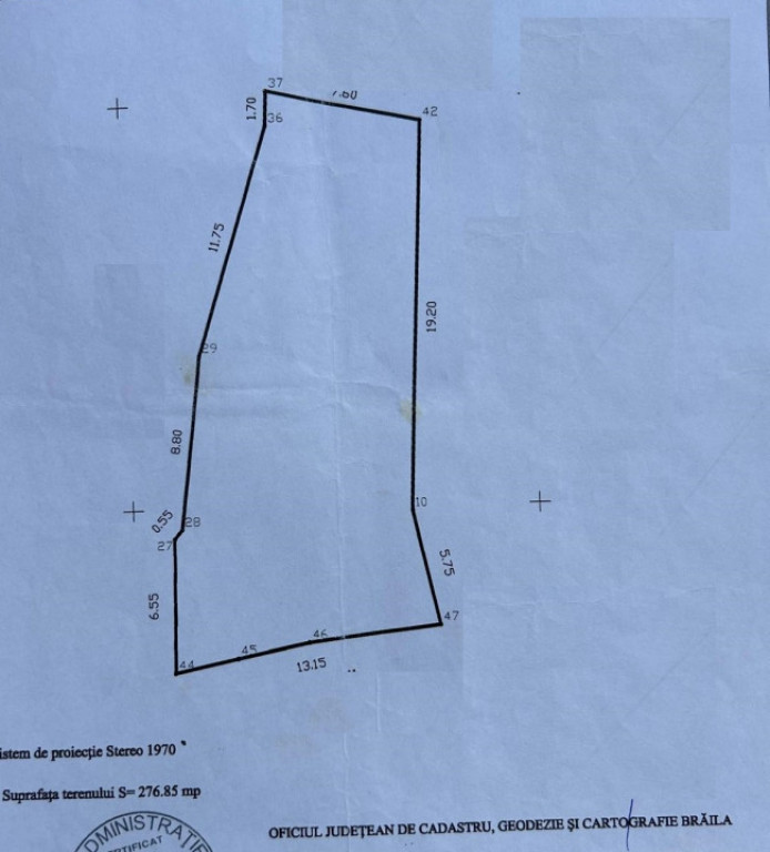 Teren intravilan 300mp cu casa demolabila, zona Chercea