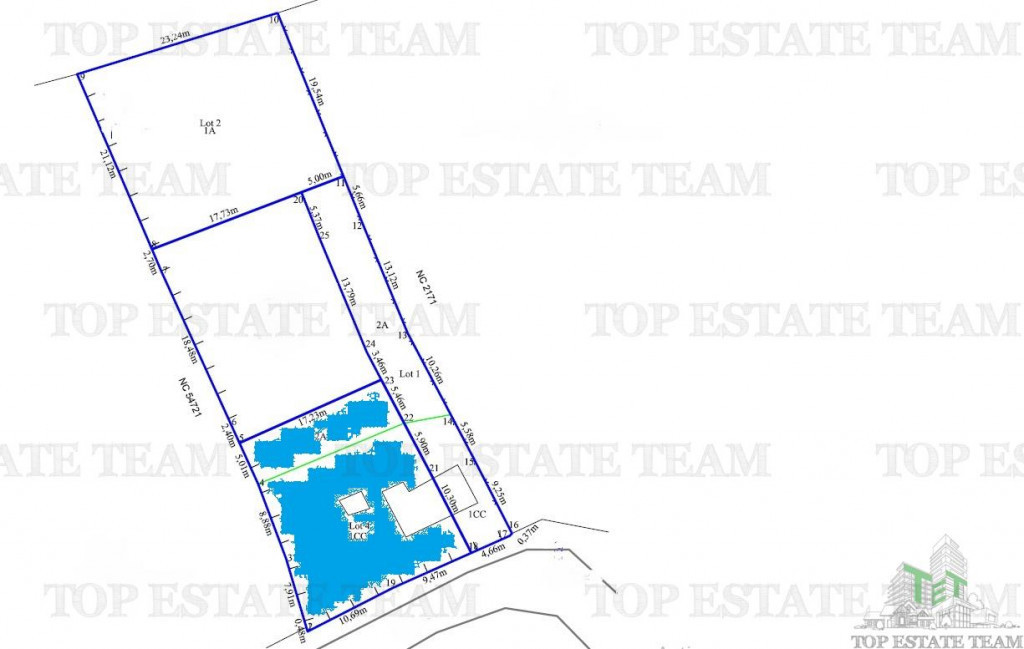 Teren intravilan de Dascalu 400 mp