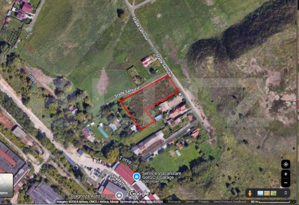 Teren 3300mp, zona strazii Narciselor